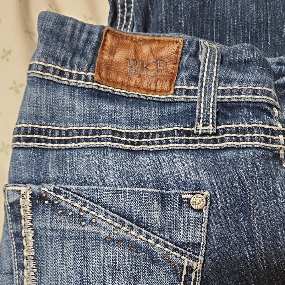 BKE Classic Indigo Straight Leg Jeans